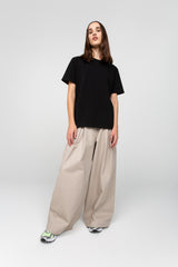 Black unisex T-shirt