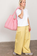 Pink tote bag