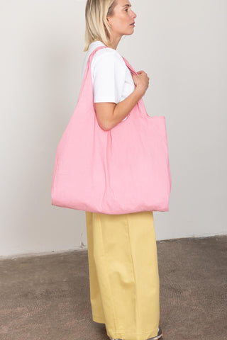 Pink tote bag
