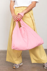 Pink tote bag
