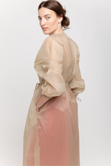 Light beige kimono coat