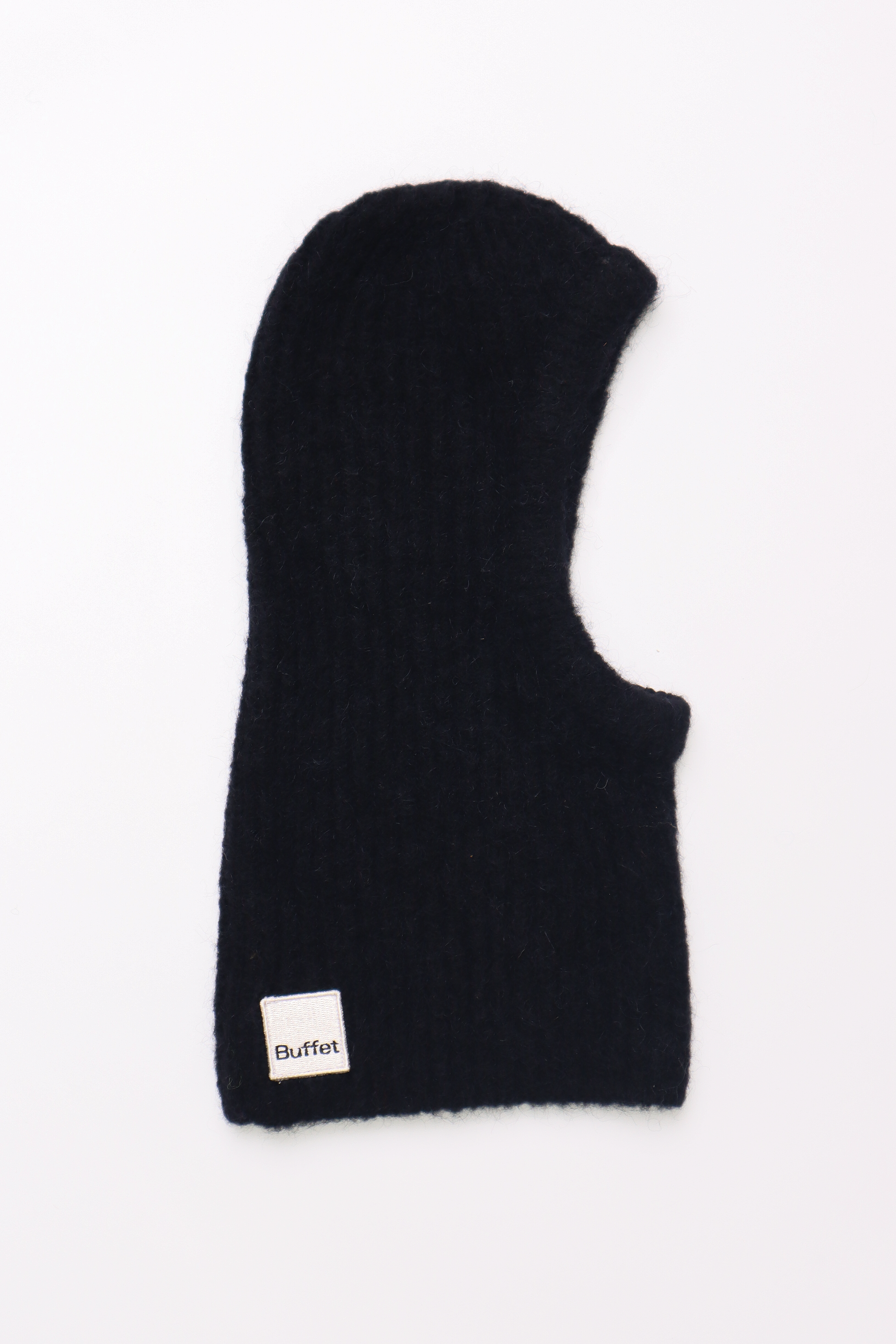 Black alpaca balaclava