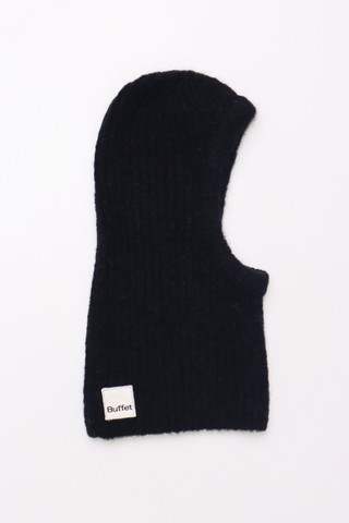 Black alpaca balaclava