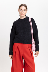 Black alpaca sweater