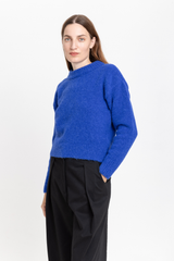 Royal blue alpaca sweater