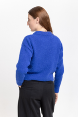 Royal blue alpaca sweater