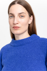 Royal blue alpaca sweater