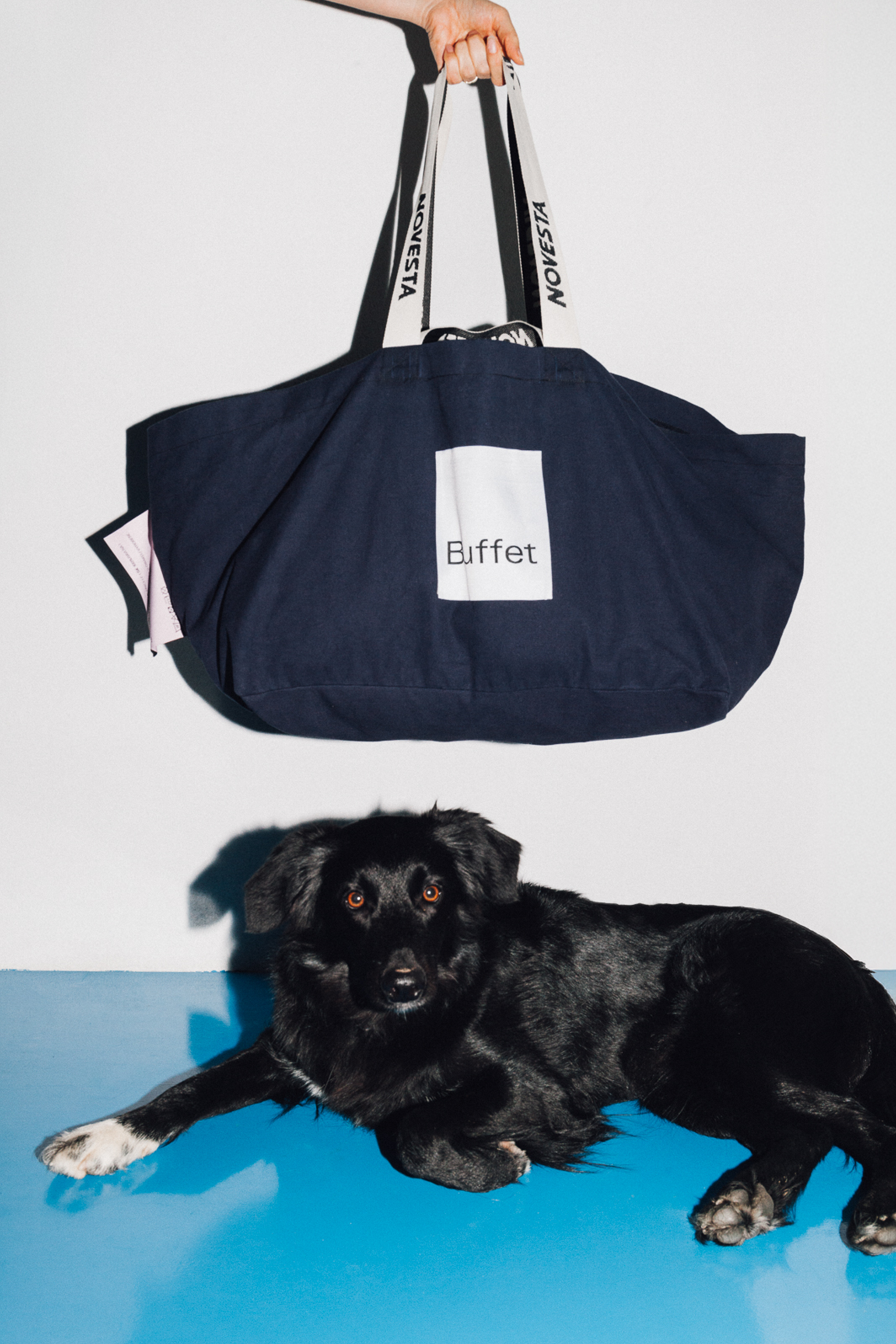 Buffet x Novesta navy carry all bag