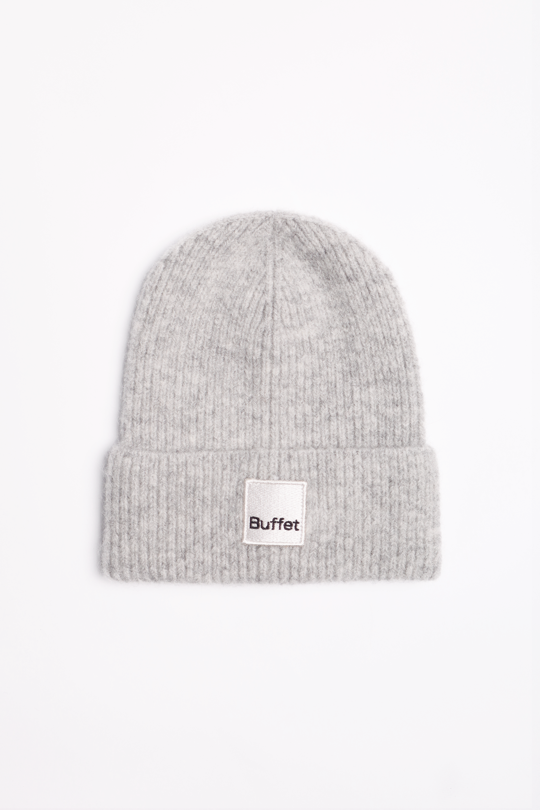 Grey classic alpaca beanie