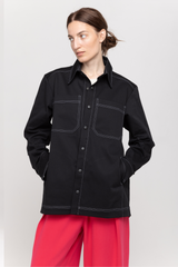 Black overshirt