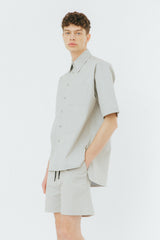 Grey drawstring shorts