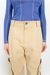 Off-white cargo trousers