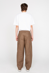 Brown straight leg trousers