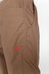 Brown straight leg trousers