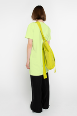 Lime green T-shirt dress